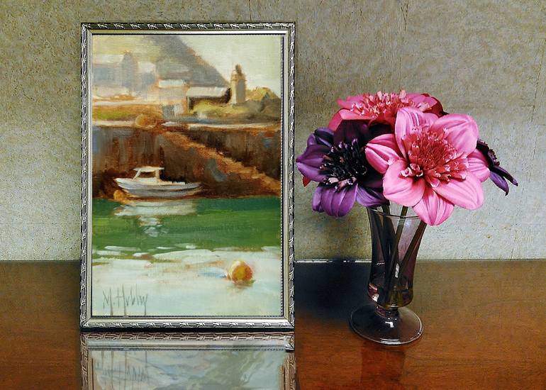 Original Impressionism Landscape Painting by Mary Hubley