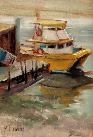 Print of Boat Paintings by Mary Hubley