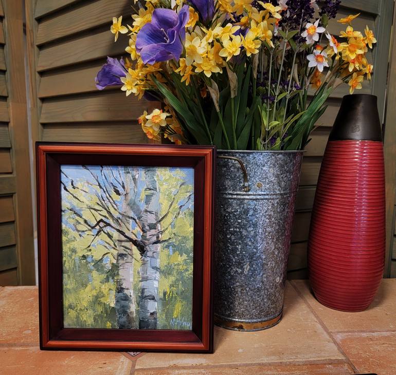 Original Tree Painting by Mary Hubley