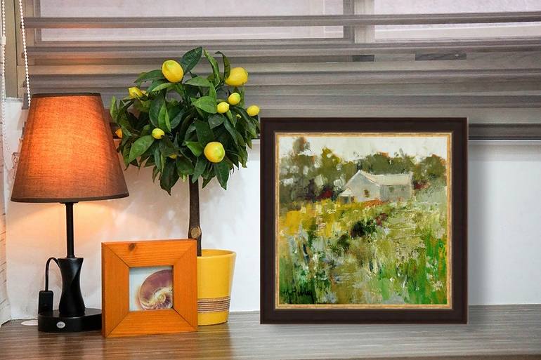 Original Impressionism Landscape Painting by Mary Hubley