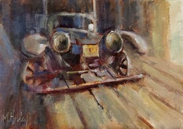 Original Impressionism Car Paintings by Mary Hubley