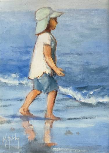 Original Impressionism Children Paintings by Mary Hubley