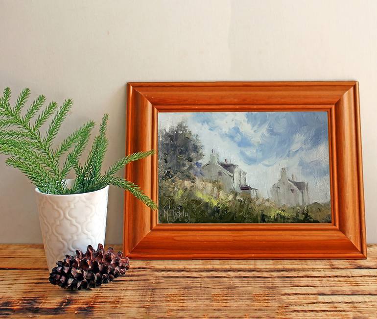 Original Impressionism Landscape Painting by Mary Hubley