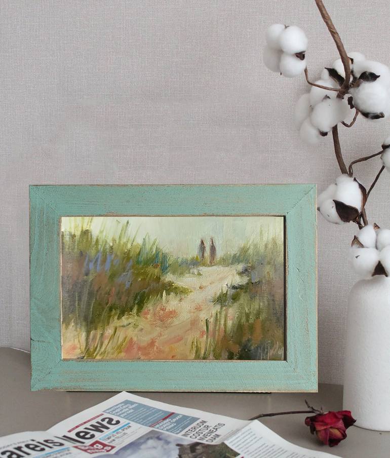 Original Impressionism Landscape Painting by Mary Hubley