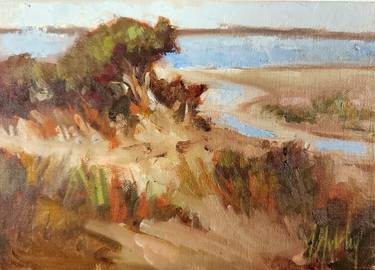 Original Impressionism Beach Paintings by Mary Hubley