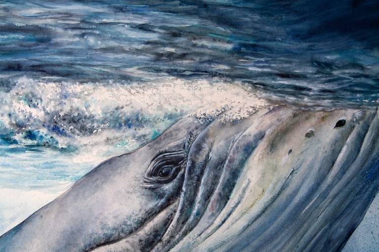 Original Photorealism Animal Painting by Anastasia Zakharova