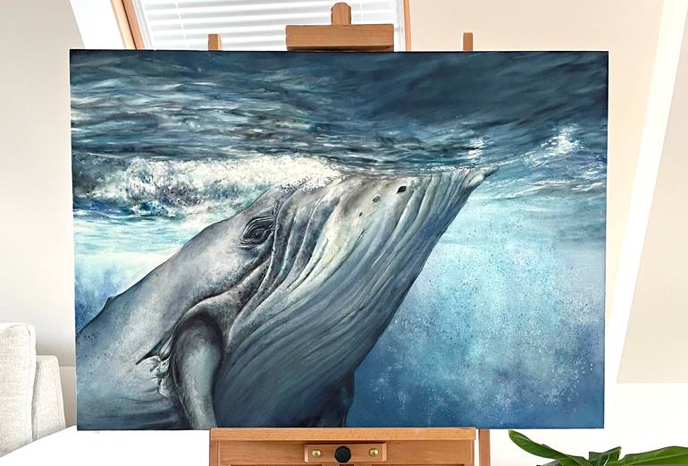 Original Photorealism Animal Painting by Anastasia Zakharova