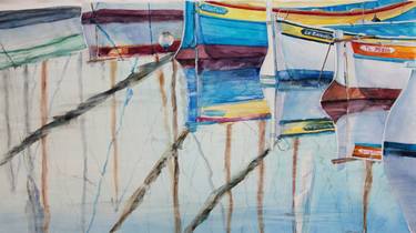 Print of Fine Art Boat Paintings by Anastasia Zakharova