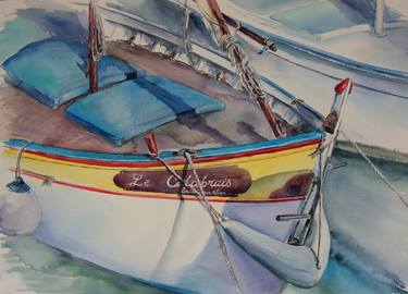 Print of Boat Paintings by Anastasia Zakharova