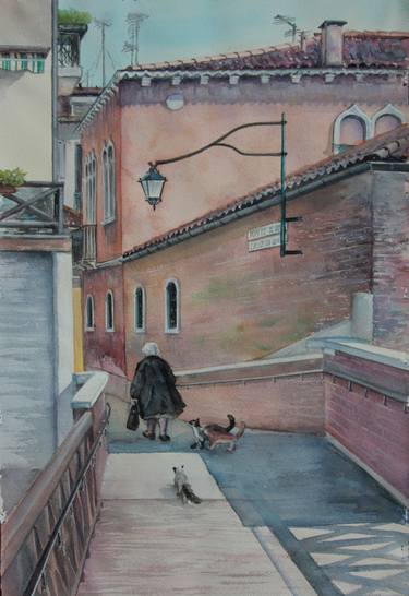 Print of Figurative Architecture Paintings by Anastasia Zakharova