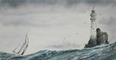 Print of Yacht Paintings by Anastasia Zakharova