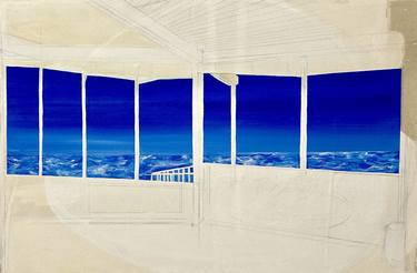 Original Figurative Architecture Painting by Ocean Mcdermott