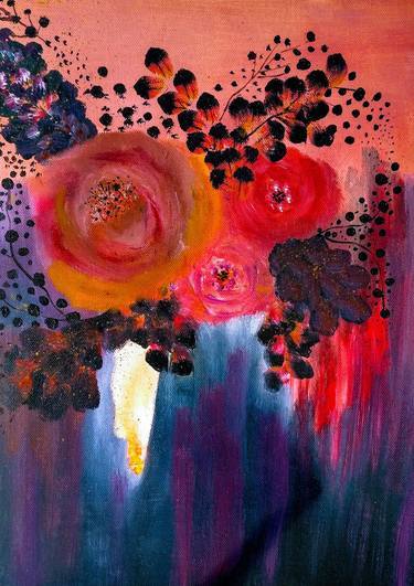 Print of Floral Paintings by Elena Kouti