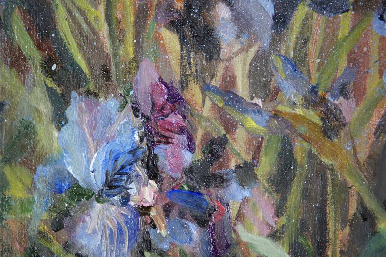 Original Expressionism Floral Painting by Maria Shedrina