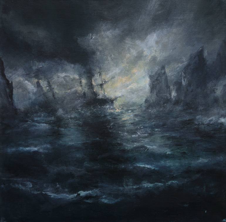 HMS Terror Painting by Rad Javor | Saatchi Art