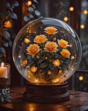 Original Realism Floral Digital by Emily Dewsnap