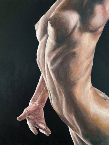 Original Figurative Nude Paintings by Emily Dewsnap