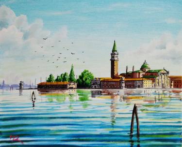Original Figurative Landscape Painting by Marco Renier