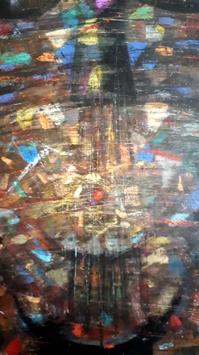 Original Abstract Music Painting by Aram Sevoyan