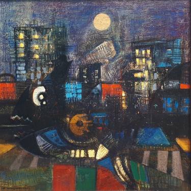 Print of Expressionism Cities Paintings by Aram Sevoyan