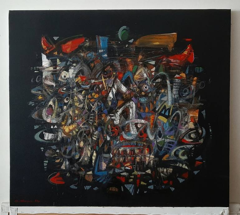 Original Abstract Painting by Aram Sevoyan