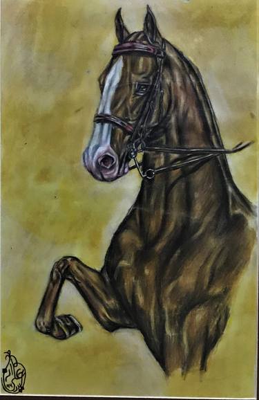 Original Realism Horse Paintings by Haider Ali Tiwana