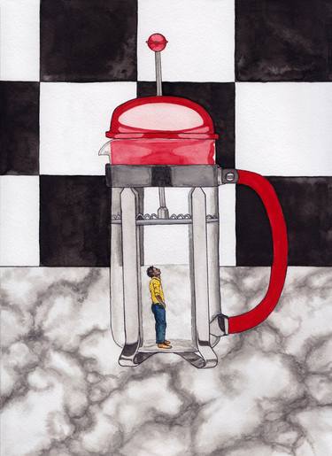 Print of Surrealism Food & Drink Paintings by Hannah Rothstein