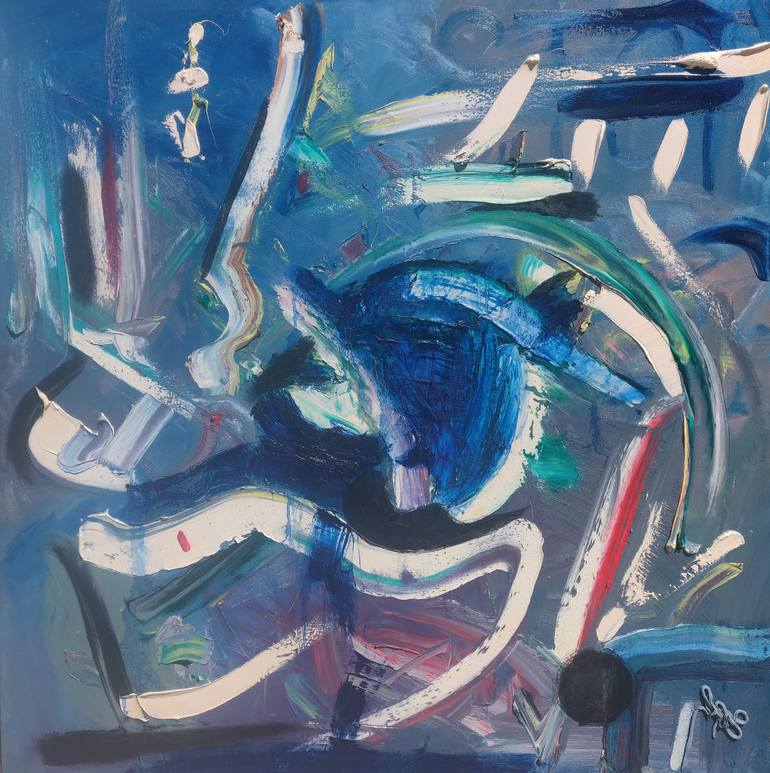 Original Abstract Expressionism Abstract Paintings by Dan Oliver