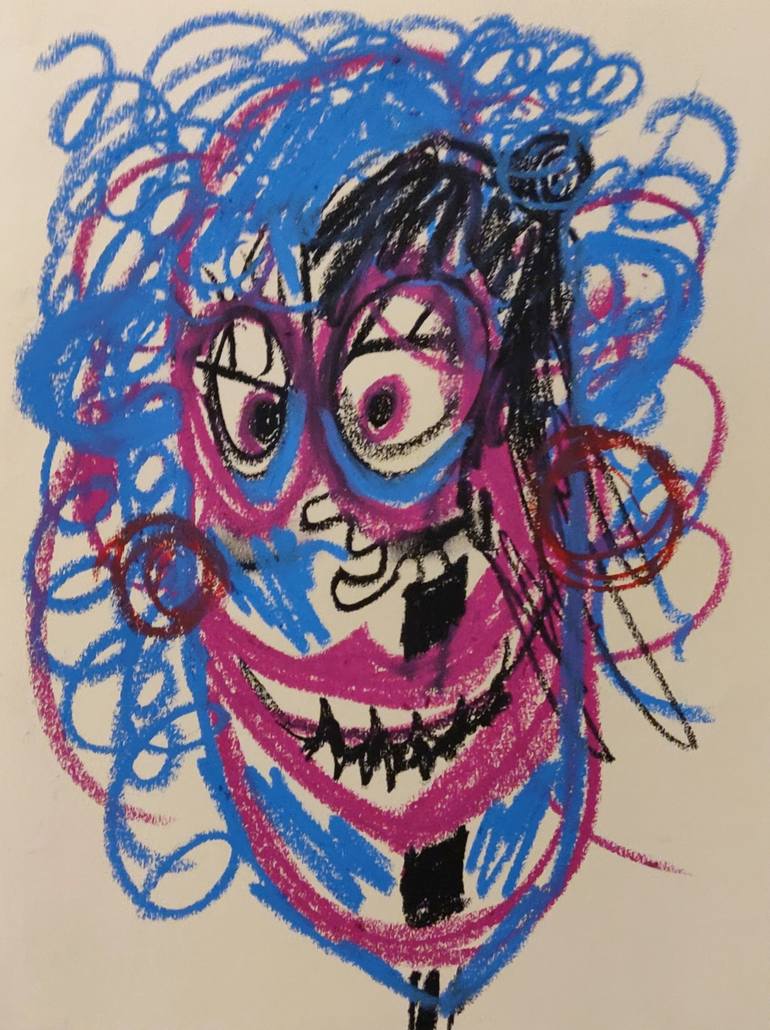 Original Surrealism Abstract Drawings by Dan Oliver
