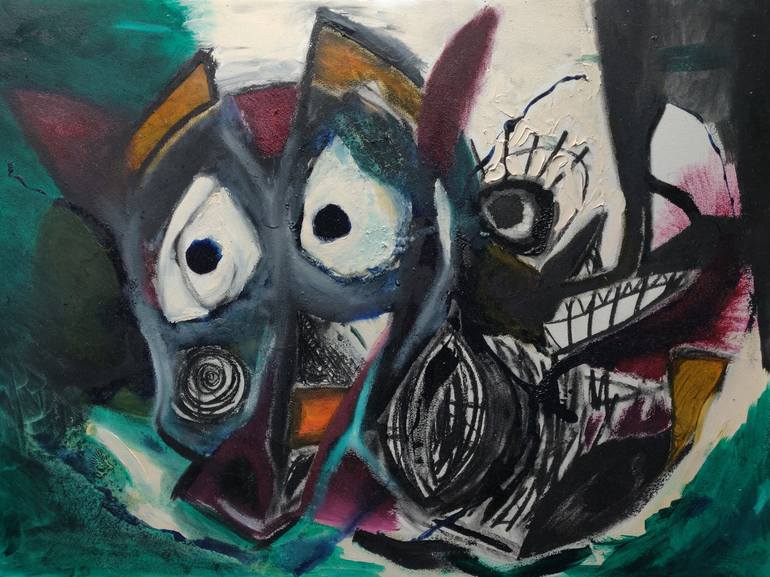 Original Abstract Expressionism Abstract Paintings by Dan Oliver