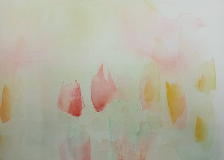 Original Abstract Expressionism Landscape Painting by Susana Lopez F