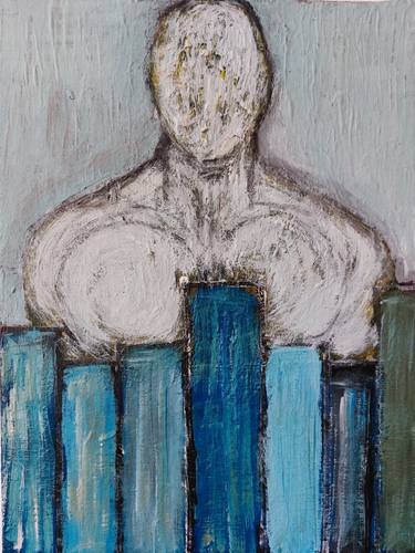 Original Figurative Men Paintings by Ares Pacifico