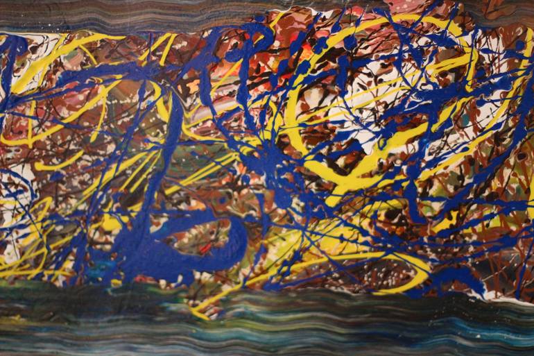 Original Abstract Expressionism Abstract Painting by Oronzo Toro