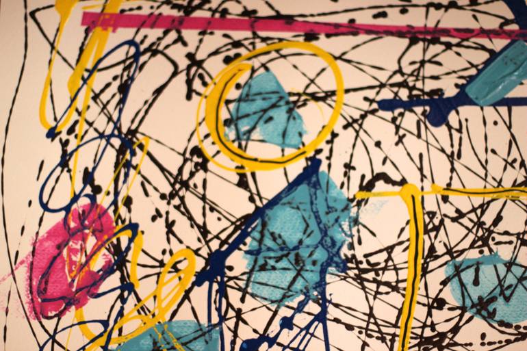 Original Abstract Expressionism Abstract Painting by Oronzo Toro