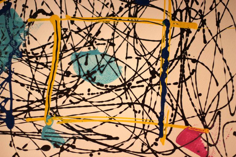 Original Abstract Expressionism Abstract Painting by Oronzo Toro