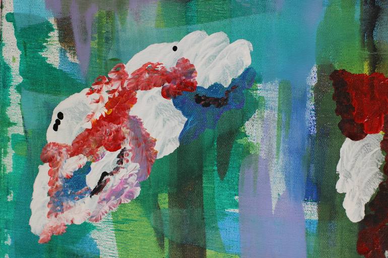 Original Abstract Animal Painting by Oronzo Toro