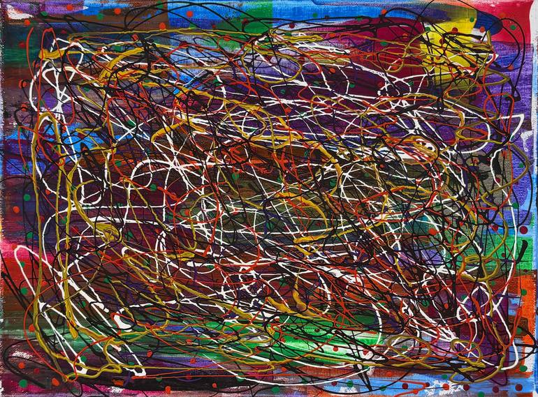 Original Abstract Painting by Oronzo Toro | Abstract Art on Canvas | Free your mind #1