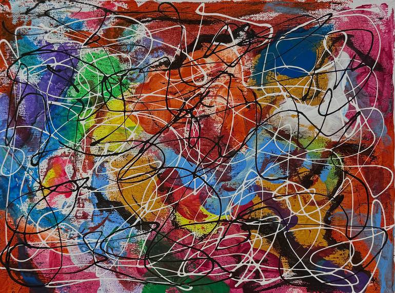 Original Abstract Painting by Oronzo Toro | Abstract Art on Canvas | Free your mind #2