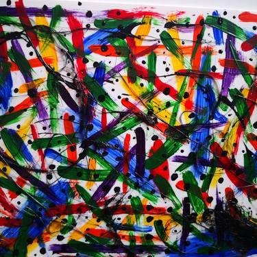 Original Abstract Expressionism Abstract Paintings by Oronzo Toro