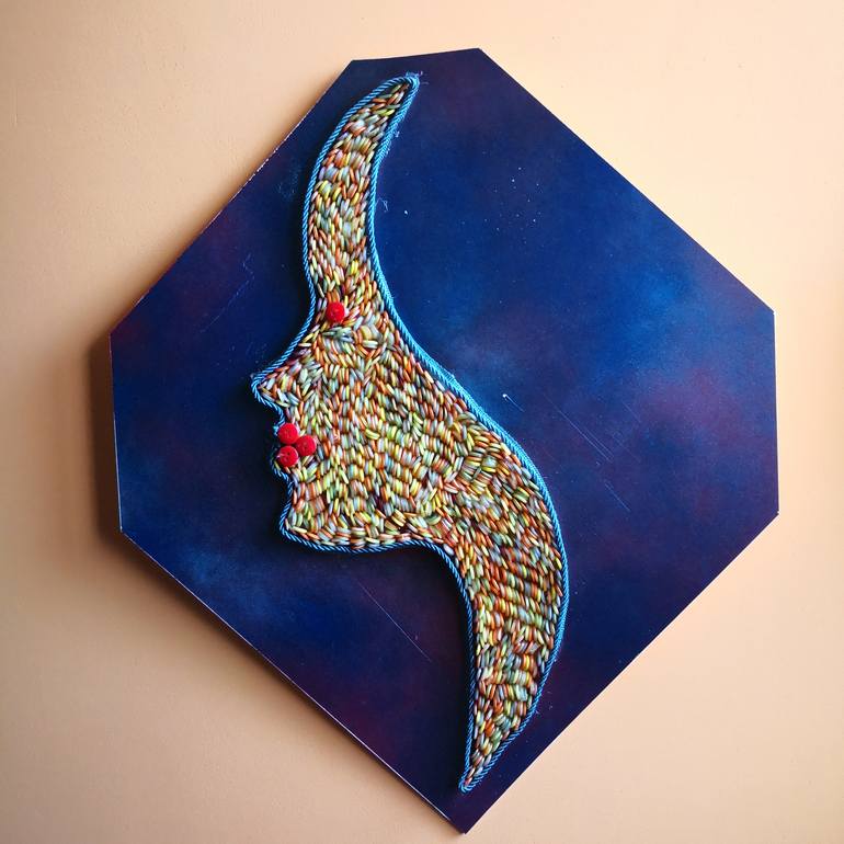 Original Abstract Women Collage by Oronzo Toro