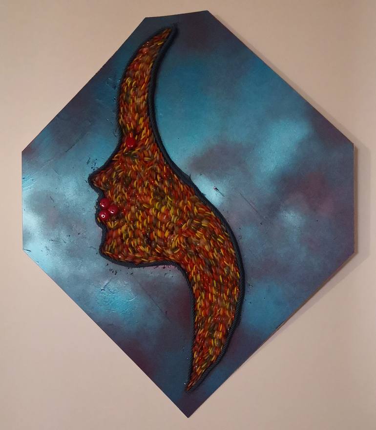 Original Abstract Women Collage by Oronzo Toro