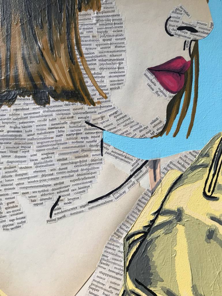 Original Figurative Women Mixed Media by Annabelle Amory