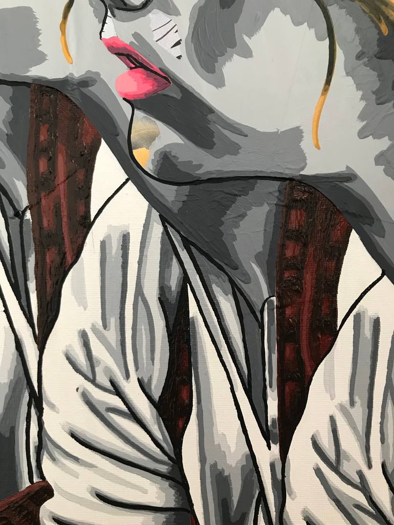 Original Figurative Women Mixed Media by Annabelle Amory