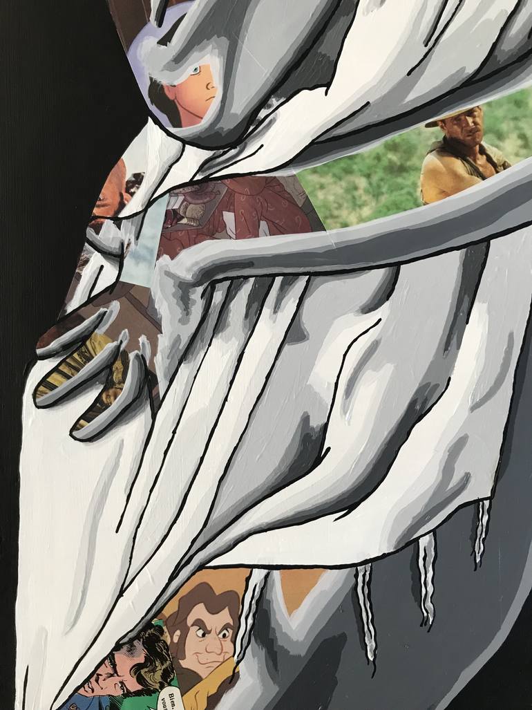 Original Figurative Women Mixed Media by Annabelle Amory