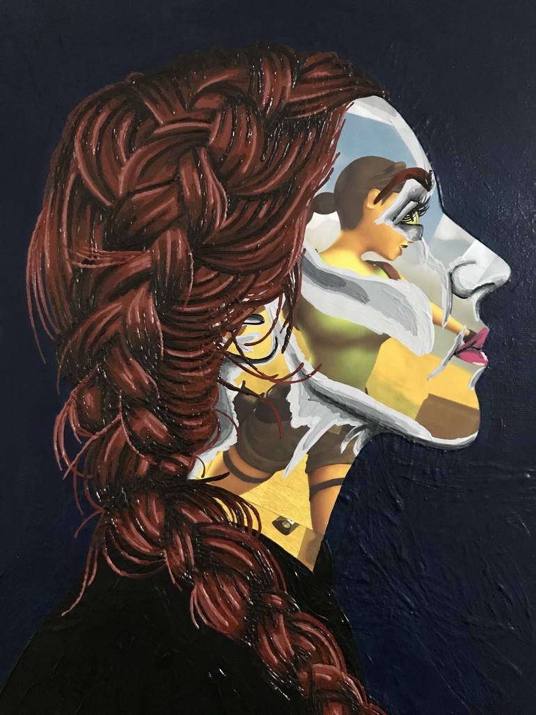 Original Figurative Women Mixed Media by Annabelle Amory