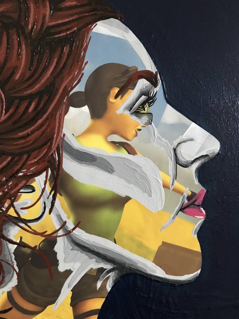Original Figurative Women Mixed Media by Annabelle Amory