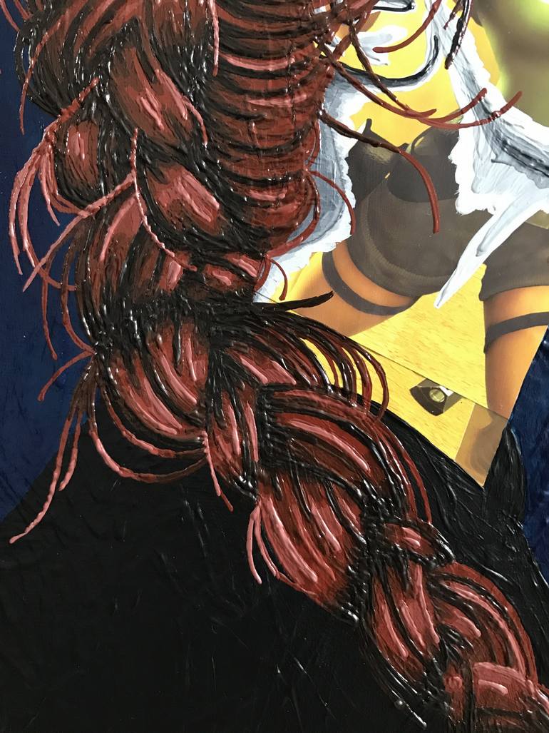 Original Figurative Women Mixed Media by Annabelle Amory