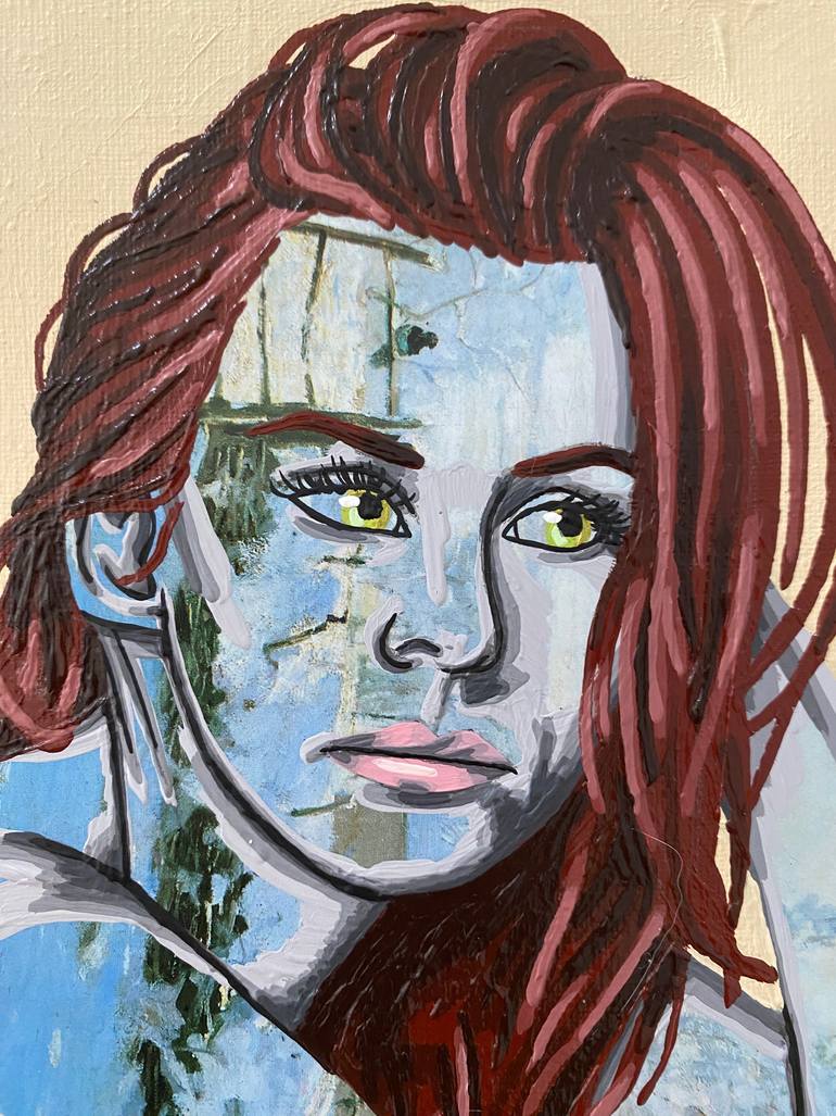 Original Figurative Women Mixed Media by Annabelle Amory