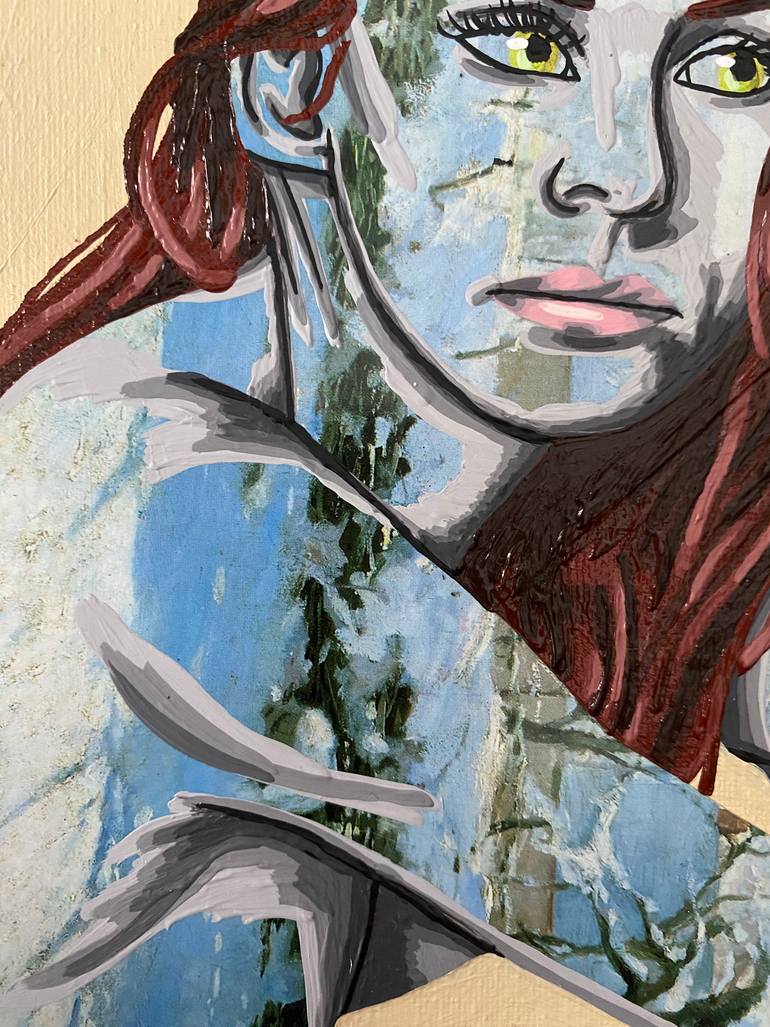 Original Figurative Women Mixed Media by Annabelle Amory