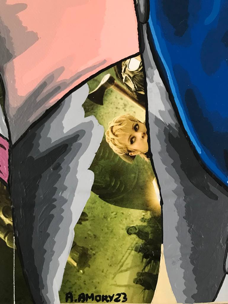 Original Figurative Women Mixed Media by Annabelle Amory